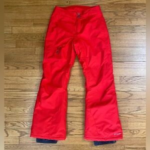 Columbia Omni-Tech Women’s Red Snow Pants - Small - Bugaboo